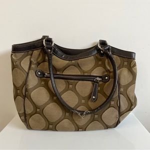 Well loved Nine West purse. No rips or tears. Just well used. See photos.